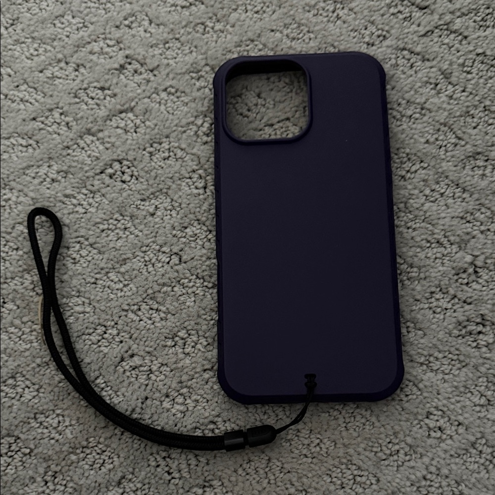 Mag Bak Purple Phone Case with Strap 16 ProMax